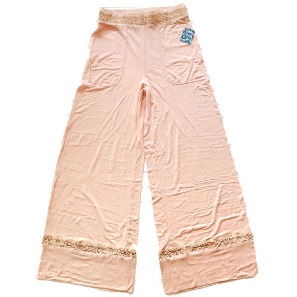 Last One FREE PEOPLE Maddie pajama bottom lounge sleep pant - Picture 4 of 9